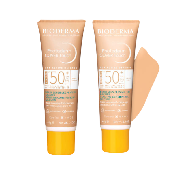 מייקאפ בעל מקדם הגנה SPF50+ לעור מעורב עד שמן מסדרת 'פוטודרם' 40 גרם | Bioderma