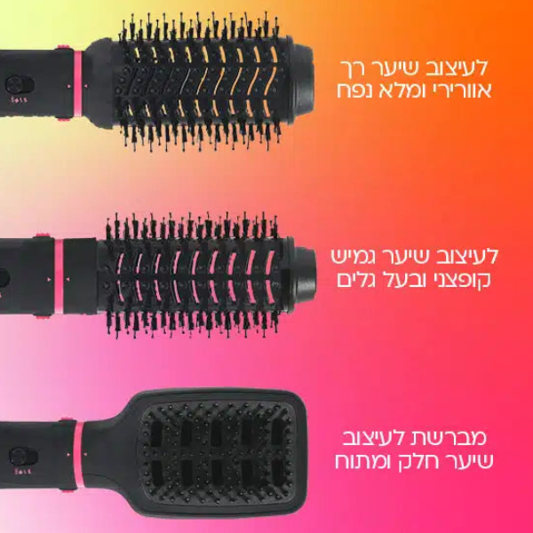 אמיקה מברשת פן חשמלית