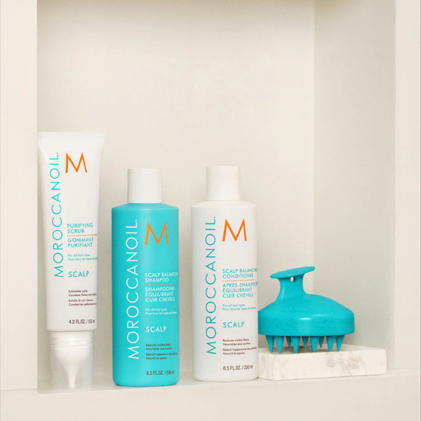 מברשת סיליקון לניקוי ועיסוי הקרקפת | Moroccanoil